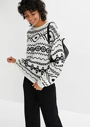 Pull norvégien à col haut, bonprix