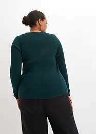 Pull avec décolleté cœur, bonprix