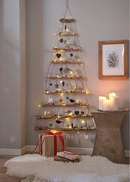 Sapin de Noël à LED avec décorations, bpc living bonprix collection