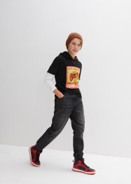 T-shirt garçon à capuche et superposition, bpc bonprix collection