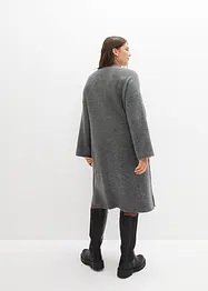 Robe en maille avec manches raffinées, bonprix