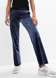 Pantalon en velours doux, jambes larges, bpc bonprix collection