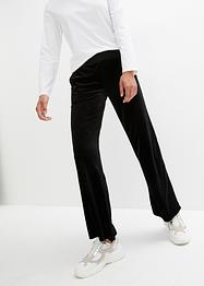 Pantalon en velours doux, jambes larges, bpc bonprix collection