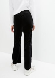 Pantalon en velours doux, jambes larges, bpc bonprix collection