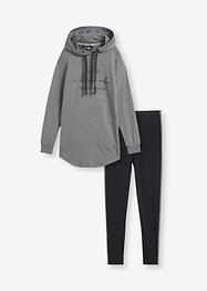 Survêtement avec sweat long et legging (ens. 2 pces.), bpc bonprix collection