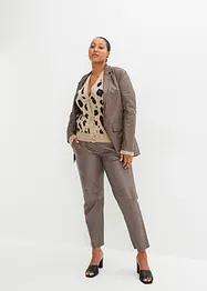 Veste en maille à motif, bonprix