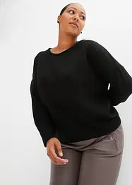 Pull avec dentelle, bonprix