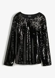 Blouse en paillettes, bonprix