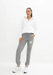 Pantalon sweat avec poches refermables, bonprix