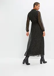 Robe longue à effet brillant, bonprix