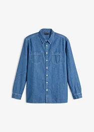 Chemise en jean, manches longues, bonprix