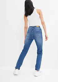 Jean droit taille haute, peu stretch, bonprix