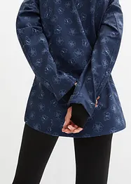 Veste softshell à motif floral, imperméable, bonprix