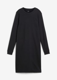 Robe T-shirt coupe trapèze en coton épais, longueur genou, bpc bonprix collection