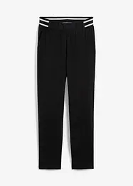 Pantalon à taille confortable rayée, bonprix