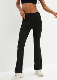 Pantalon de sport sculptant, évasé, bonprix