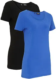 Long t-shirt de sport (lot de 2), bonprix