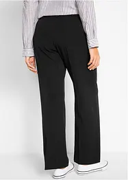 Pantalon stretch à taille élastiquée, Flare, bonprix