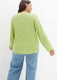 Blouse à col V et manches longues, bonprix