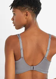 Lot de 2 soutiens-gorge grand maintien sans armatures avec bretelles rembourrées, bonprix