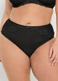 Lot de 2 slips Maxi avec dentelle, bonprix
