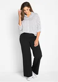 Pantalon large à taille élastiquée, bonprix