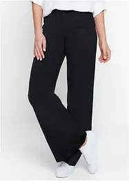 Pantalon large à taille élastiquée, bonprix