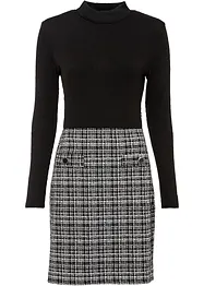 Robe courte à jupe imprimée, bonprix