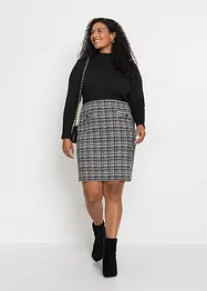 Robe courte à jupe imprimée, bonprix