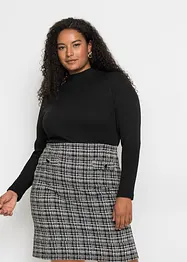 Robe courte à jupe imprimée, bonprix