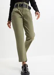 Pantalon à pinces avec ceinture, bonprix