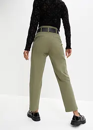 Pantalon à pinces avec ceinture, bonprix