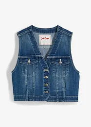 Gilet sans manches en jean extensible, bonprix