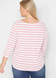 T-shirt 3/4 à encolure bateau, bonprix