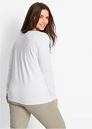 T-shirt manches longues près du corps, bonprix