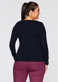 T-shirt manches longues près du corps, bonprix