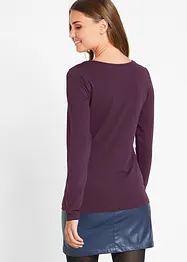 T-shirt manches longues près du corps, bonprix