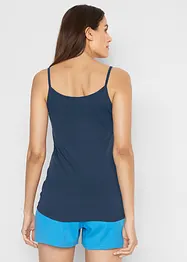 Lot de 3 tops à fines bretelles 100% coton, bonprix