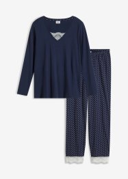 Pyjama avec dentelle, bpc bonprix collection