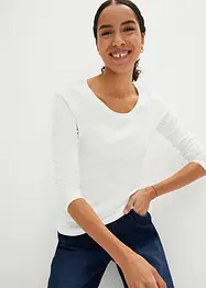 T-shirt manches longues 100% coton, bonprix
