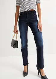 Jean droit taille mi-haute, extensible, bonprix