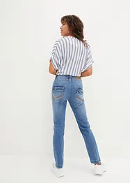 Jean Straight taille moyenne, extensible, bonprix