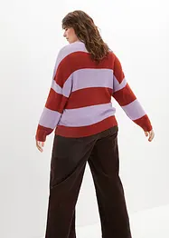 Pull en fine maille à larges rayures, bonprix