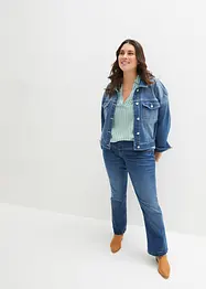 Jean bootcut taille mi-haute, extensible, bonprix