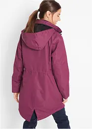 Parka de mi-saison imperméable à capuche, style 2-en-1, bonprix
