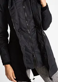 Parka de mi-saison imperméable à capuche, style 2-en-1, bonprix