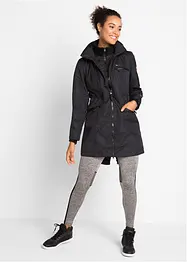 Parka de mi-saison imperméable à capuche, style 2-en-1, bonprix