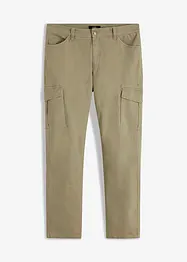 Pantalon slim extensible, jambes droites, avec poches cargo, bonprix