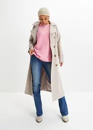 Pull côtelé oversize en viscose mélangée, bonprix