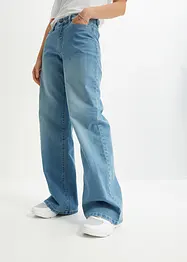 Jean large taille mi-haute, extensible, bonprix